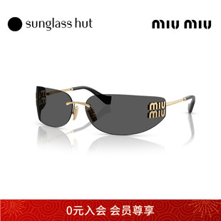 墨镜长方形眼镜0MU MIU 太阳镜女款 2025秋冬新品 A51S 缪缪