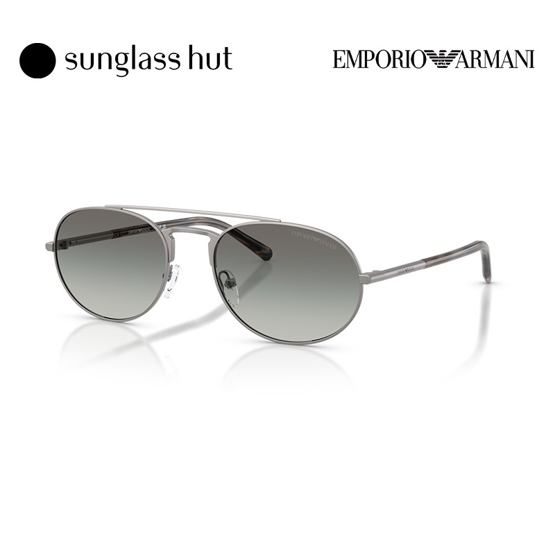 EMPORIO ARMANI/阿玛尼太阳镜男款渐变色墨镜飞行员形眼镜0EA2171