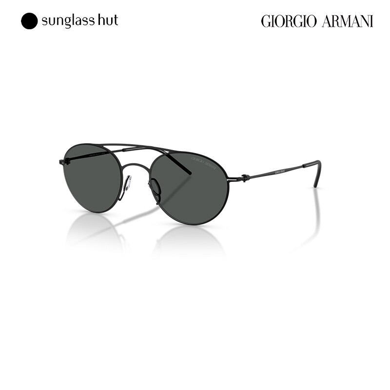 ARMANI太阳镜男款经典墨镜圆形百搭眼镜0AR6169