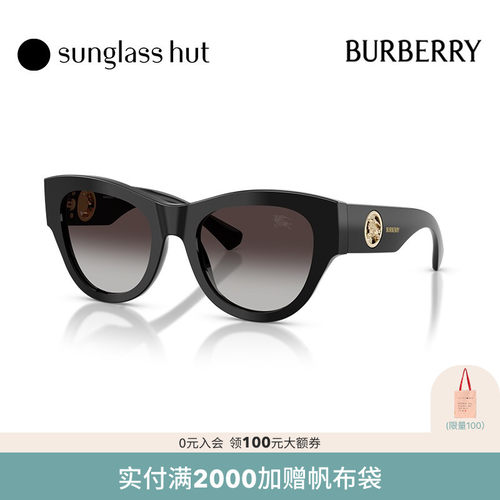 BURBERRY/博柏利【2026春夏新品】太阳镜女墨镜圆形眼镜0BE4491F