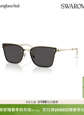 施华洛世奇太阳镜女款墨镜潮流不规则形眼镜0SK7036D