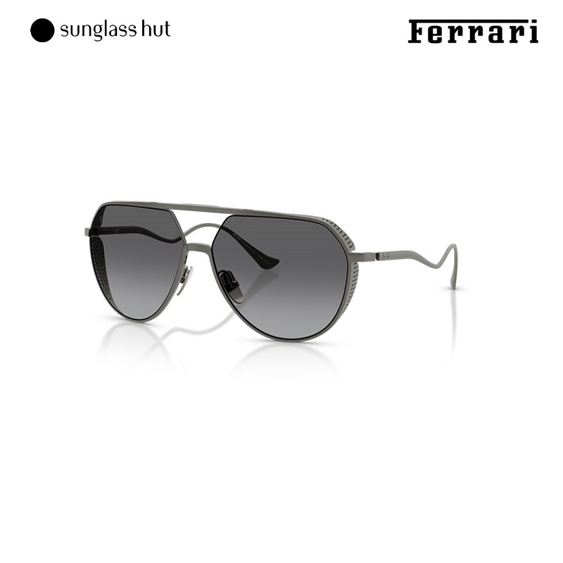 FERRARI太阳眼镜男渐变色偏光驾驶墨镜0FH1021T