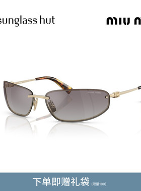 MIU MIU/缪缪【2026春夏新品】太阳镜女款墨镜椭圆形眼镜0MU A50S