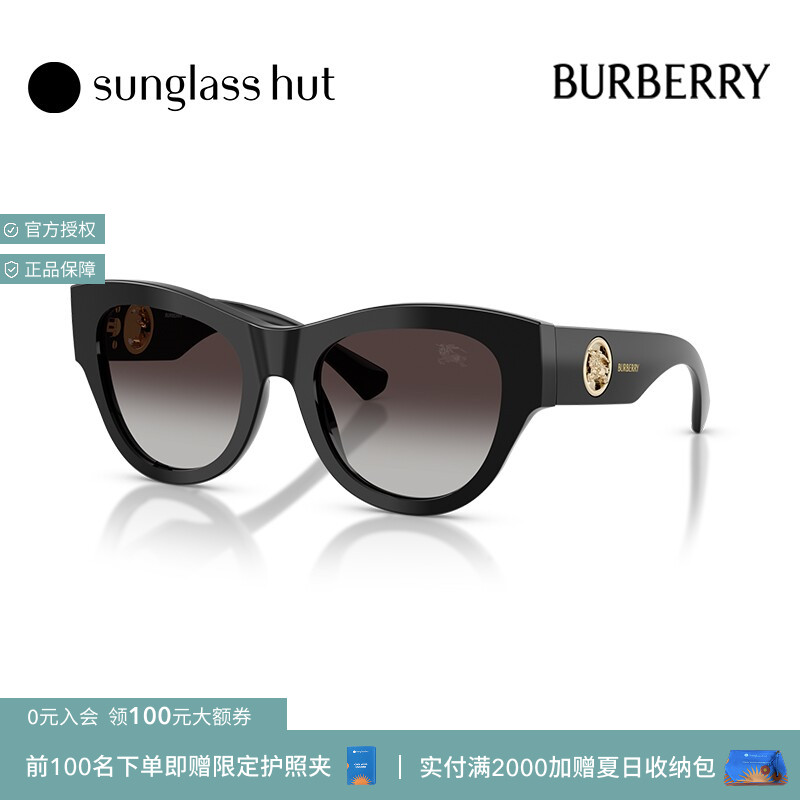BURBERRY/博柏利【2026春夏新品】太阳镜女墨镜圆形0BE4491F