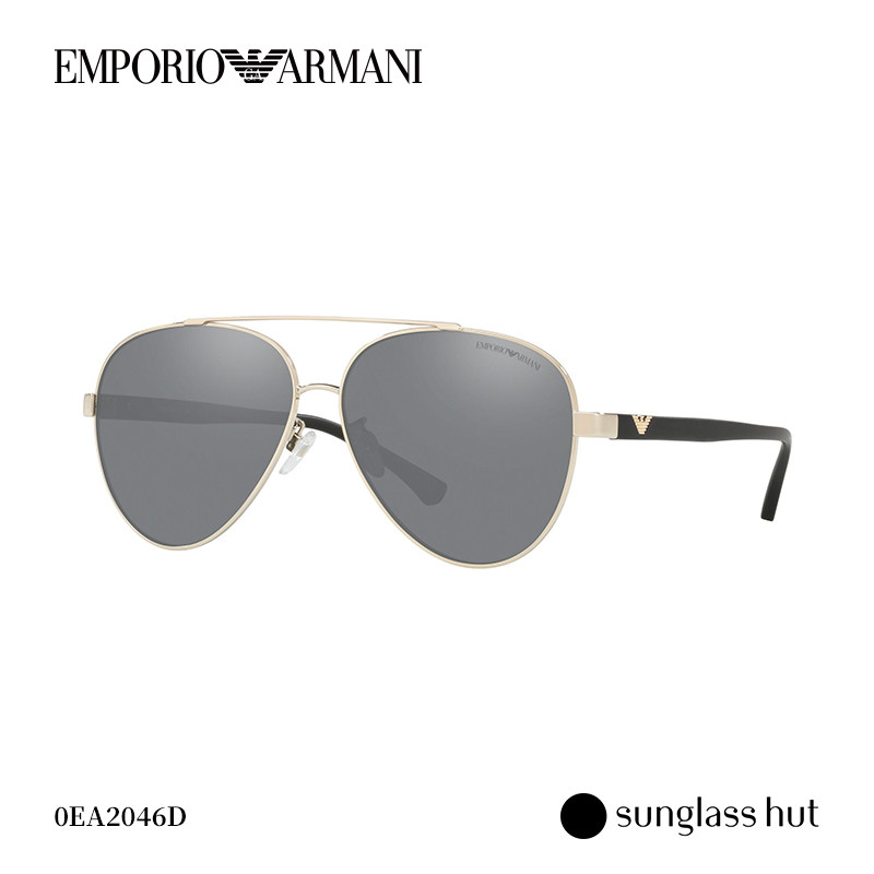 EMPORIOARMANI/阿玛尼墨镜男士飞行员眼镜太阳镜0EA2046D