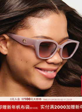 COACH/蔻驰【2025秋冬新品】太阳眼镜女偏光驾驶开车墨镜0HC8434U