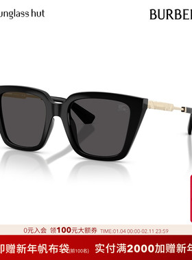 BURBERRY/博柏利【2025秋冬新品】太阳镜女墨镜方形眼镜0BE4473U