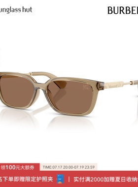 BURBERRY/博柏利太阳眼镜女墨镜长方形0BE4481D