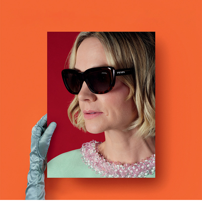 PRADA/普拉达【2026春夏新品】太阳镜女墨镜长方形眼镜0PR D07SF