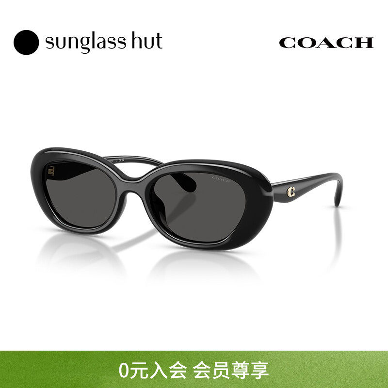 COACH/蔻驰【2026春夏新品】太阳镜女款墨镜椭圆形眼镜0HC8448U