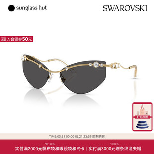 SWAROVSKI/施华洛世奇太阳镜女款墨镜不规则形眼镜0SK7039