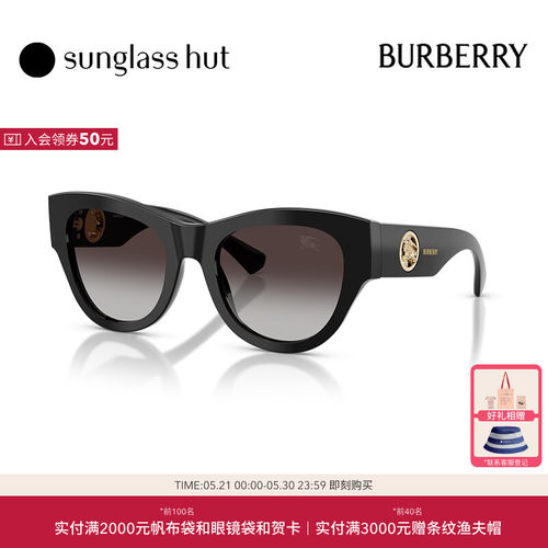 BURBERRY/博柏利【2026春夏新品】太阳镜女墨镜圆形眼镜0BE4491F