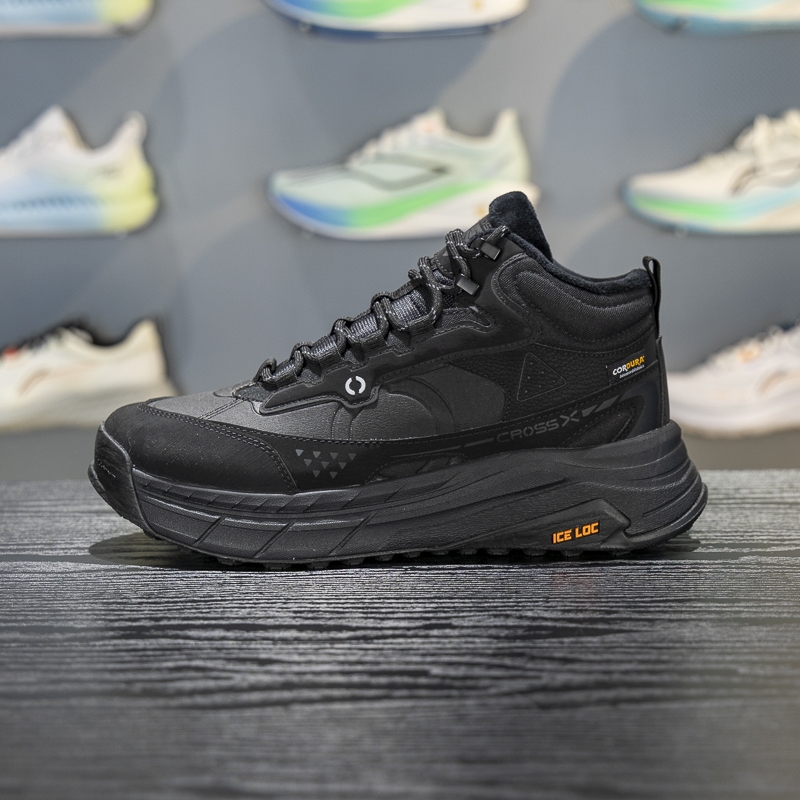 李宁保暖男女通用系带休闲鞋