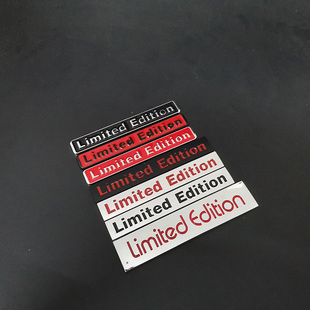大众20周年纪念标Limited Edition限量版车标贴 经典后车尾标侧标