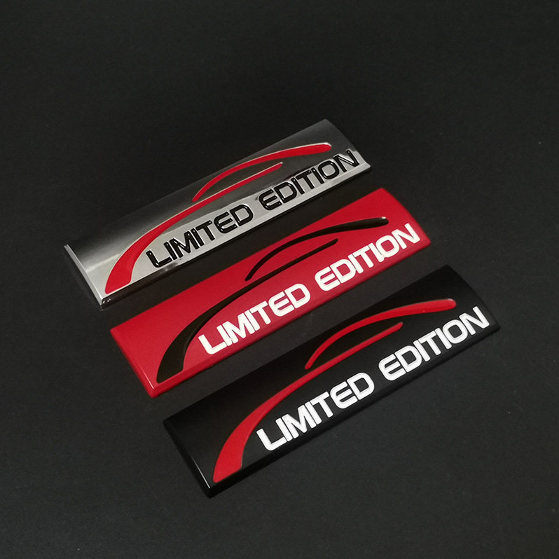 limited edition汽车标个性改装金属侧标限量版车身装饰贴车尾标