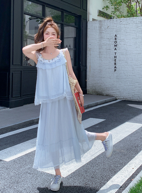 【现货】新款蕾丝拼接套装裙957-P140-K198