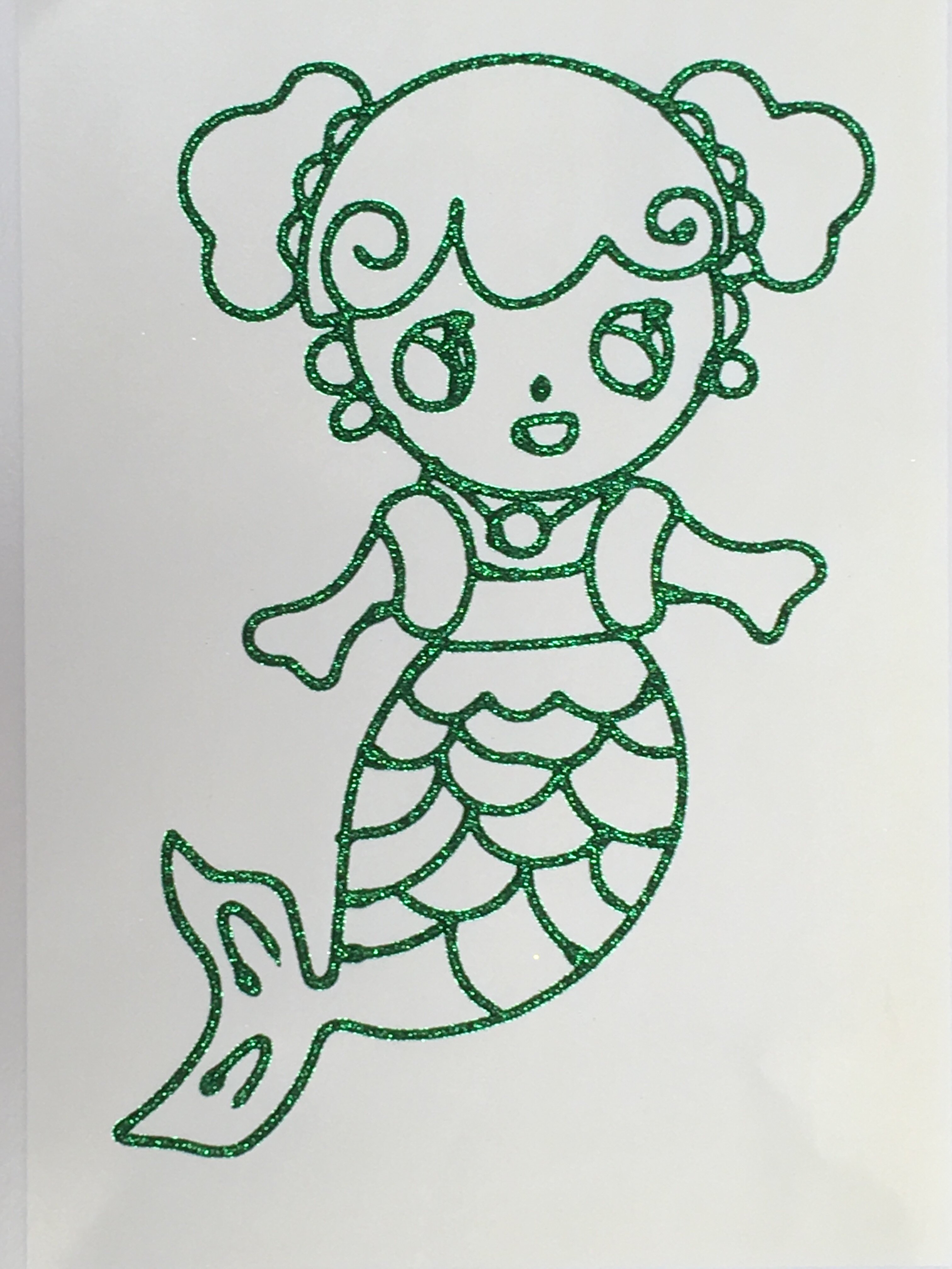 16k大号彩色金边银边胶画 烤画 儿童益智手工diy