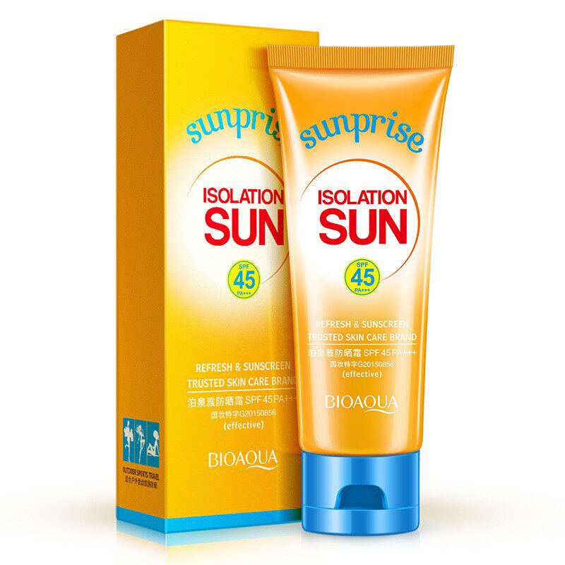 quality goods waterproof sunscreen cream quarantine UV waterproof Sunscreen Sunblock SPF45in the Skin Care/Body/Essential oils , Sunscreen  category - from Buy2taobao.com to provide professional Taobao agent buy service