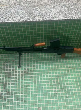 布伦ZB26捷克式轻机关枪歪把子舞台影视道具塑料模型【不可发射】
