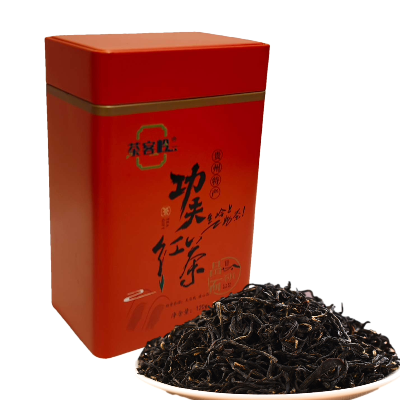 贵州遵义红茶120克功夫红茶盒装万壶香茶业分水茶务川红茶茶客岭