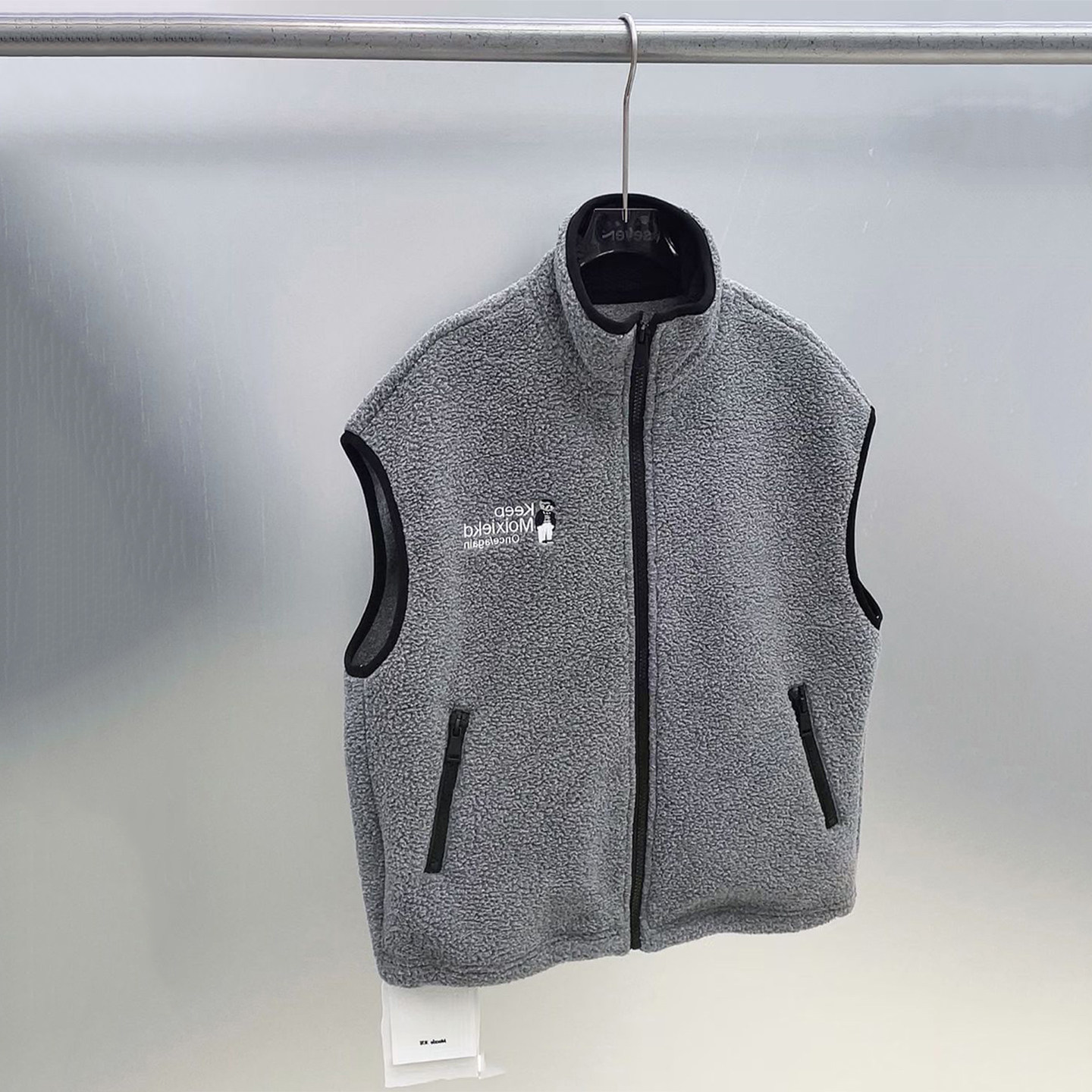 2025秋冬新款小熊刺绣登山绒马甲男女童灰色羊羔绒马甲外套儿童装,童装/婴儿装/亲子装,普通外套,淘宝优惠券,粉丝福利购,淘宝优惠卷