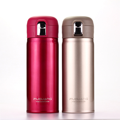 富光轻饮车载真空杯420ML便携304不锈钢保温水杯过滤带盖2016新品