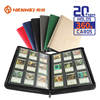 恒威4格9格12格卡册收集本大容量游戏王万智牌宝可梦拉链款