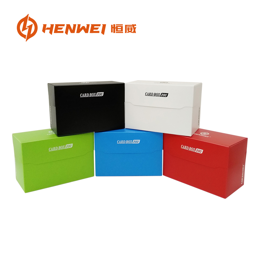 恒威卡盒牌盒收纳塑料万智牌游戏王宝可梦WS有隔板现货200+