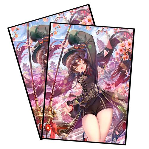 原神胡桃卡套66*91宝可梦PTCGWS万智牌套内套保护妹套周边