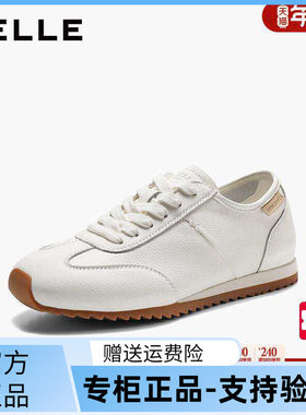 百丽2026春阿甘德训圆头女鞋