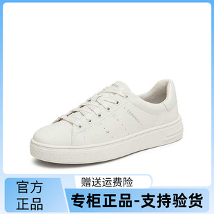 2024秋季 天美意百搭舒适平底小白鞋 运动板鞋 女休闲鞋 COL26CM4 新款