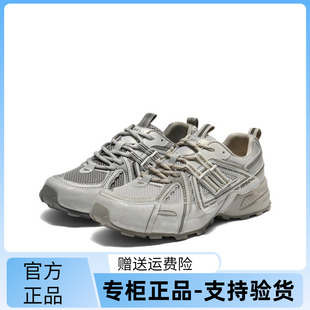 百丽厚底透气灰色老爹鞋 新款 覆古运动休闲鞋 子E4L1DCM5 女25秋季