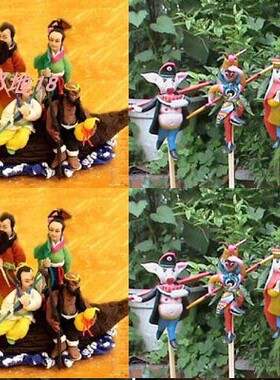 捏面人教程 面塑绝技 彩塑视频 泥塑方法 送全套教材秘籍