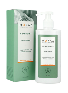 MORAZ蔓越莓女性清洁液温和乳酸配方250ml低敏刺激高浓度植物萃取