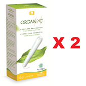 ORGANYC有机卫生棉条连导管普通流量感觉清新安全清洁方便卫生