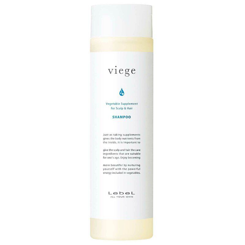 Lebel Viege Shampoo240ml蔬果精华洗发露所有人群滋养进口成人版