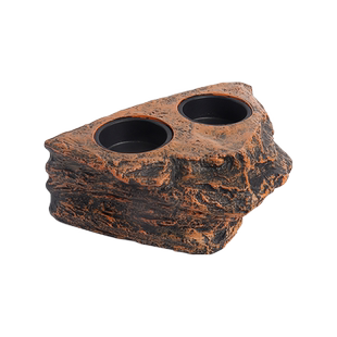 睫角果泥食盆R属守宫水盆树栖爬宠蜥蜴磁吸悬挂喂食盘饲养缸造景