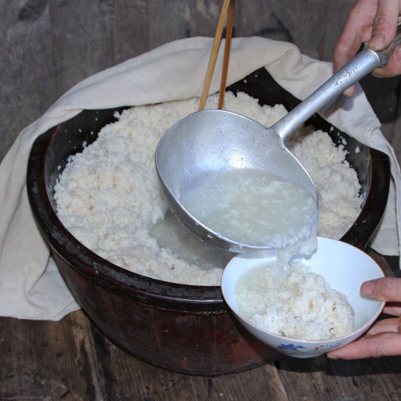 糯米米酒农家自制醪糟甜酒湖北恩施土特产孕妇坐月子粗粮米酒甜品