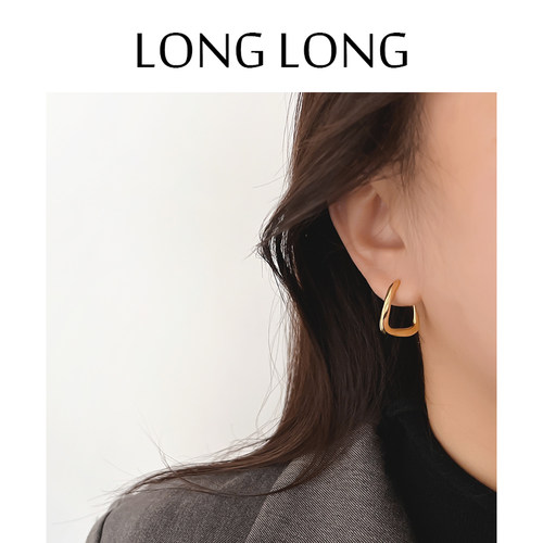 LONGLONG高级感时尚通勤耳饰女