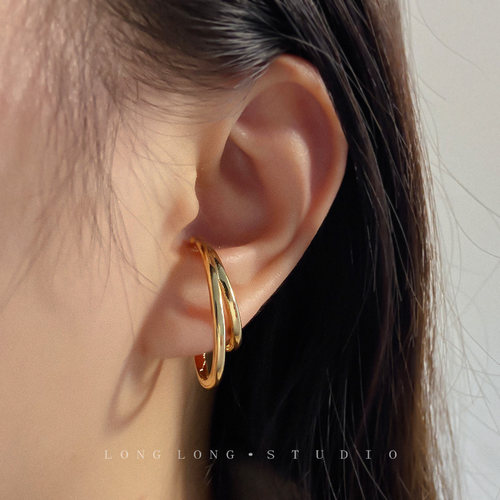 无痛耳挂女无耳洞耳夹个性简约