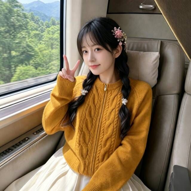 拉链毛衣开衫女宽松外穿2026秋季新款圆领长袖麻花加厚针织衫外套