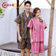 加肥加大汗蒸服女纯棉安然纳米高档浴衣桑拿服套装 艾灸洗浴服 大码
