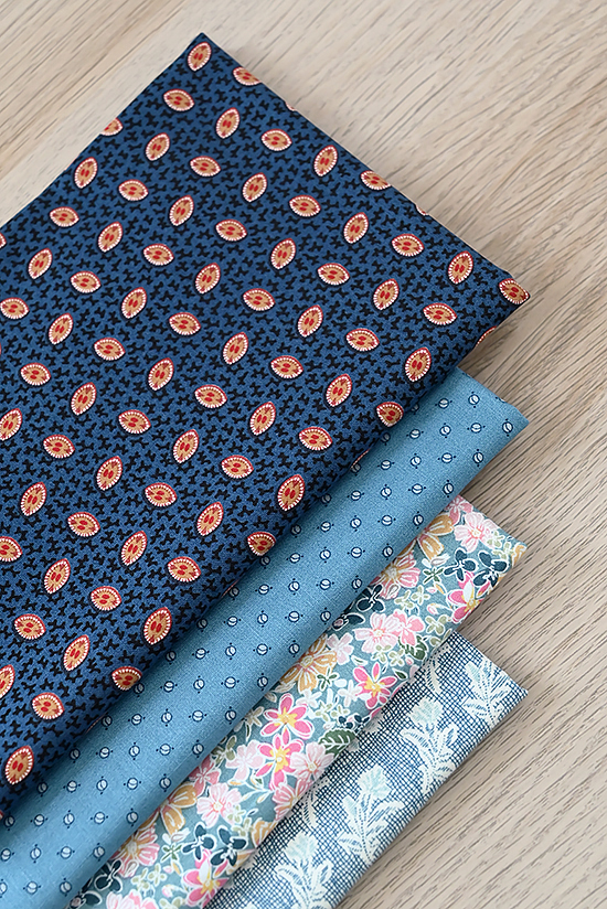 特价 进口拼布布料 美国印花布 手工DIY棉布 4色组 0720-11