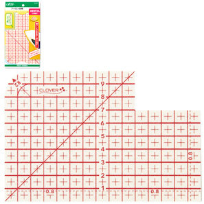 日本Clover可乐牌DIY手工具  熨斗专用定规尺  25-057 25-059