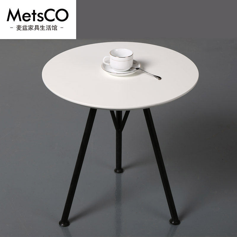 小型户客厅小茶几圆形烤漆咖啡桌铁艺茶桌矮桌白色小角几阳台茶几|ruв категории жилой мебели, несколько видов, чайный столик - от Buy2taobao.com для оказания профессиональной услуги покупки агента Taobao