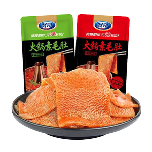 贤哥火锅魔芋素毛肚15g香辣味素肉解馋麻辣小吃网红零食特产