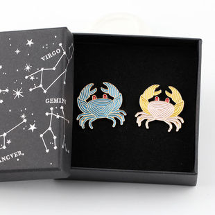 小螃蟹胸针王俊凯同款 男 设计胸花饰品别针可爱日系徽章女ins个性