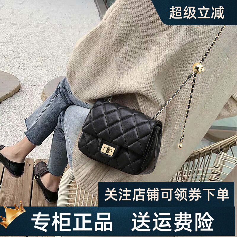 Viney包包2026新款潮真皮女包斜挎包时尚秋冬夏季链条包小高级感