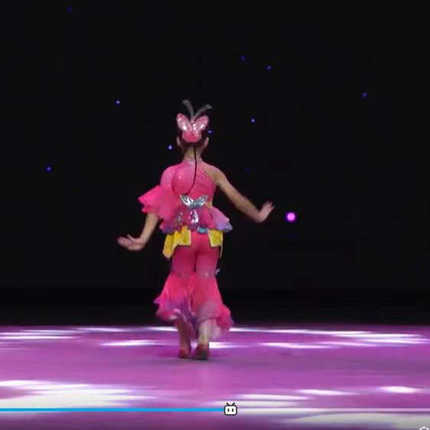 古典舞蝴蝶飞演出服独舞蝴蝶飞舞蹈服中考服装女