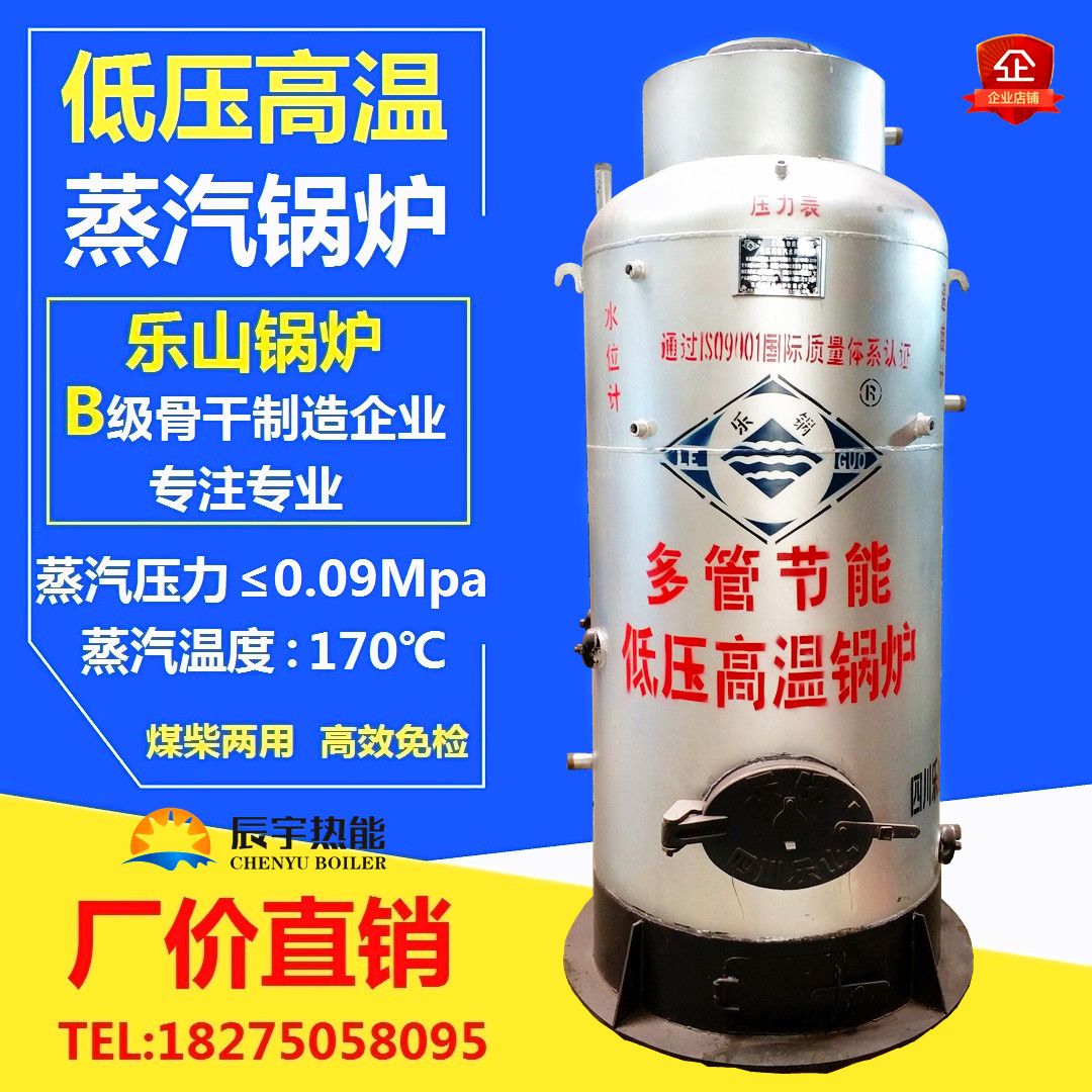 厂家直销四川乐山乐锅锅炉燃煤木材生物质低压高温蒸汽热水两用